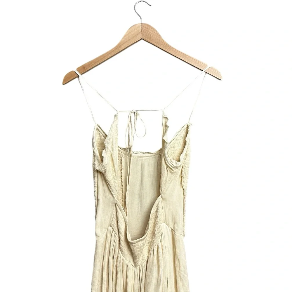 Free People Siren Nights Maxi Dress in Wet Plaster